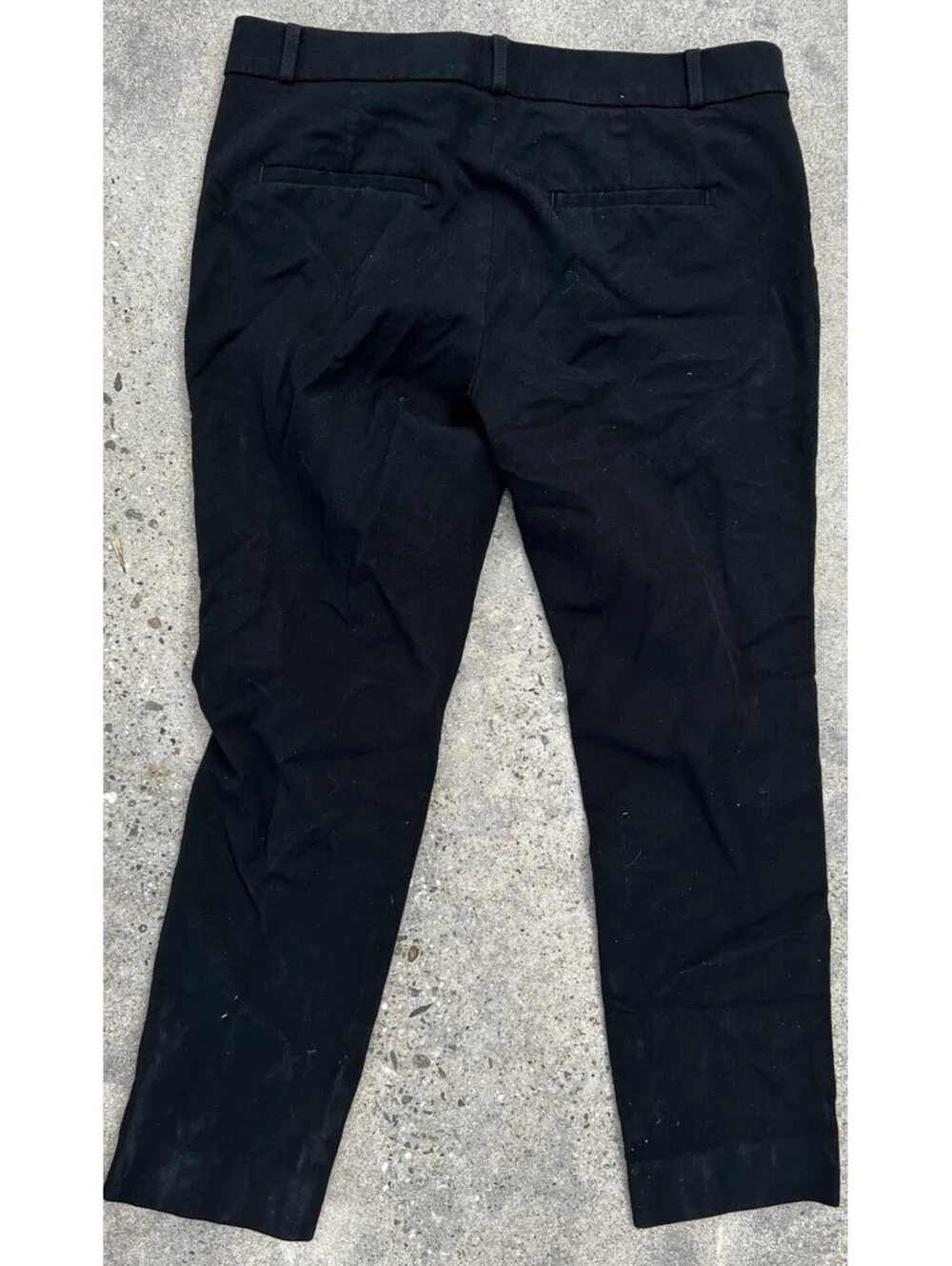 Banana Republic Pants Womens 8P Petite Sloan Fit Business Casual Black Stretch